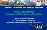 Reasons for Failure and Surgical Revisions