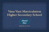 Vana Vani Matriculation Higher Secondary School