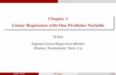 Chapter 1 Linear Regression with One Predictor Variable