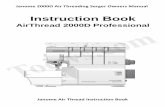 Instruction Book AirThread 2000D Professional