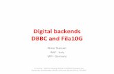 Digital backends DBBC and Fila10G - Chalmers