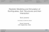 Realistic Modeling and Simulation of Earthquakes, Soil ...