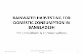 RAINWATER HARVESTING FOR DOMESTIC CONSUMPTION IN …