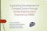 Supporting Development of Complex System through Model ...