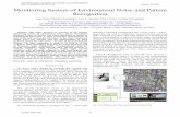 Monitoring System of Environment Noise and Pattern Recognition
