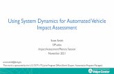 Usni g System Dynamcis of r Automated Vehcie l Impact ...