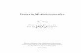 Essays in Microeconometrics - London School of Economics
