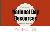 Heritage Institutions’ National Day Resources