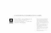CALIFORNIA CONSERVATION CAMPS