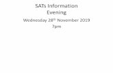 SATs Information Evening
