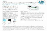 Datasheet HP Color LaserJet Pro MFP M283cdw