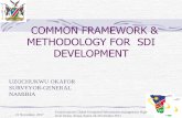COMMON FRAMEWORK & METHODOLOGY FOR SDI …