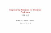 Engineering Materials for Electrical Engineers