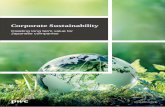 Corporate Sustainability Creating long term value for ...