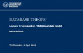 Database Theory - Lecture 1: Introduction / Relational ...