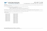 Installation Guide for E7 Drives - Yaskawa