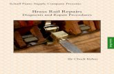 Brass Rail Repairs - Piano Promo Productions