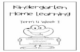 Kindergarten Home Learning