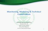 Monitoring, Modeling & Technical Coordination