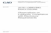 GAO-19-357, 2018 LOBBYING DISCLOSURE: Observations on ...