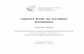 CREDIT RISK IN ISLAMIC BANKING