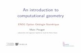 computational geometry An introduction to