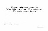 Requirements writing for system engineering