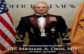 91 Commander-in-Chief LTC Michael A. Okin, MD