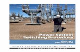 Power System Switching Procedure