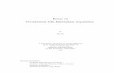 Essays on Procurement with Information Asymmetry