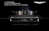 4-SERIES COUNTERTOP INDUCTION RANGES