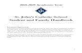 St. John’s Catholic School Student and Family Handbook