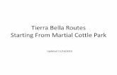 Tierra Bella Routes Starting From Martial Cottle Park