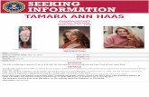 TAMARA ANN HAAS - Federal Bureau of Investigation