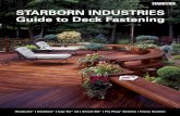 STARBORN INDUSTRIES Guide to Deck Fastening