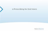 e-Prescribing for End Users