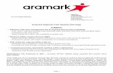Aramark Reports First Quarter Earnings