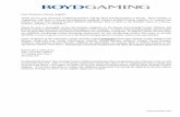 a one-year period - Boyd Gaming