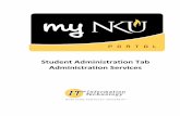 Student Administration Tab Administration Services