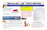 Words of WisdomWords of Wisdom