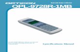 Barcode Data Collector OPL-9728R-1MB