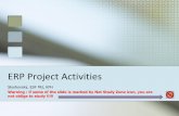 ERP Project Activities