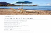 Beach & Pool Rentals - Marriott International