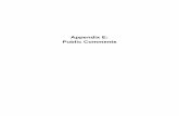 Appendix E: Public Comments - FEIS - New York City
