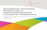 BARWON DOWNS BOREFIELD GROUNDWATER LICENCE RENEWAL