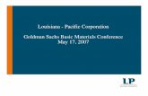 Louisiana - Pacific Corporation Goldman Sachs Basic ...