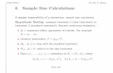 CHAPTER 6 ST 520, D. Zhang 6 Sample Size Calculations