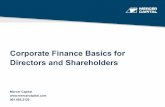 Corporate Finance Basics for Directors ... - Mercer Capital