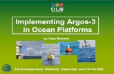 Implementing Argos-3 in Ocean Platforms