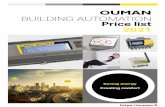 BUILDING AUTOMATION Price list 2021
